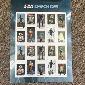 Star Wars Droids Collectible Stamps